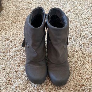 Blowfish gray bootie
